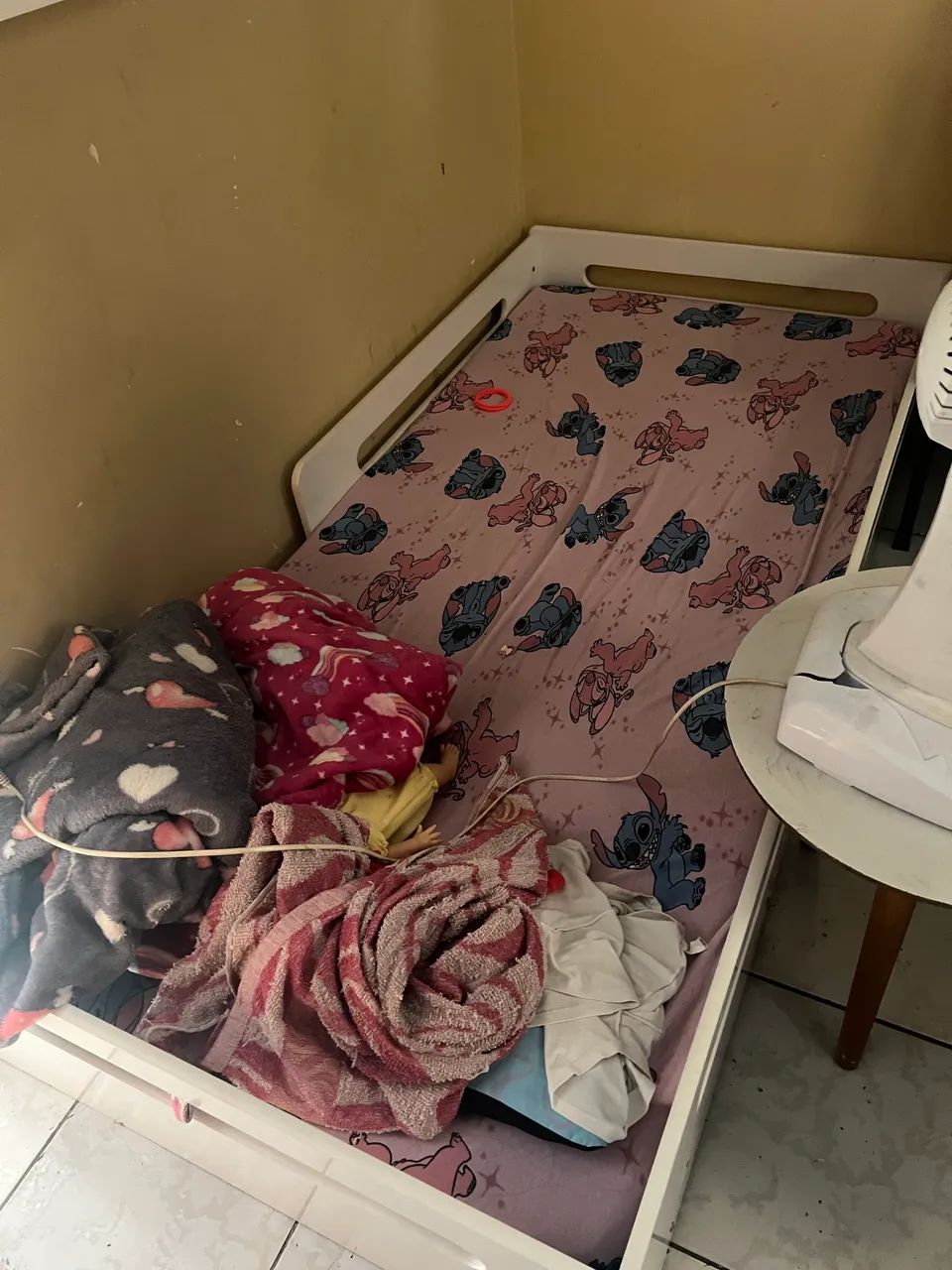 Cama infantil MDF branca - Foto 4