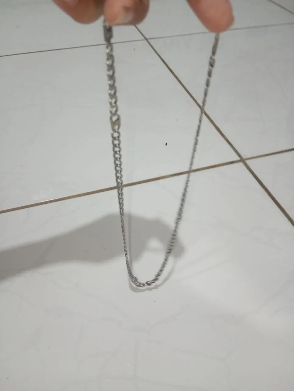 cordão prata para vender rapidinho!!! - Foto 2