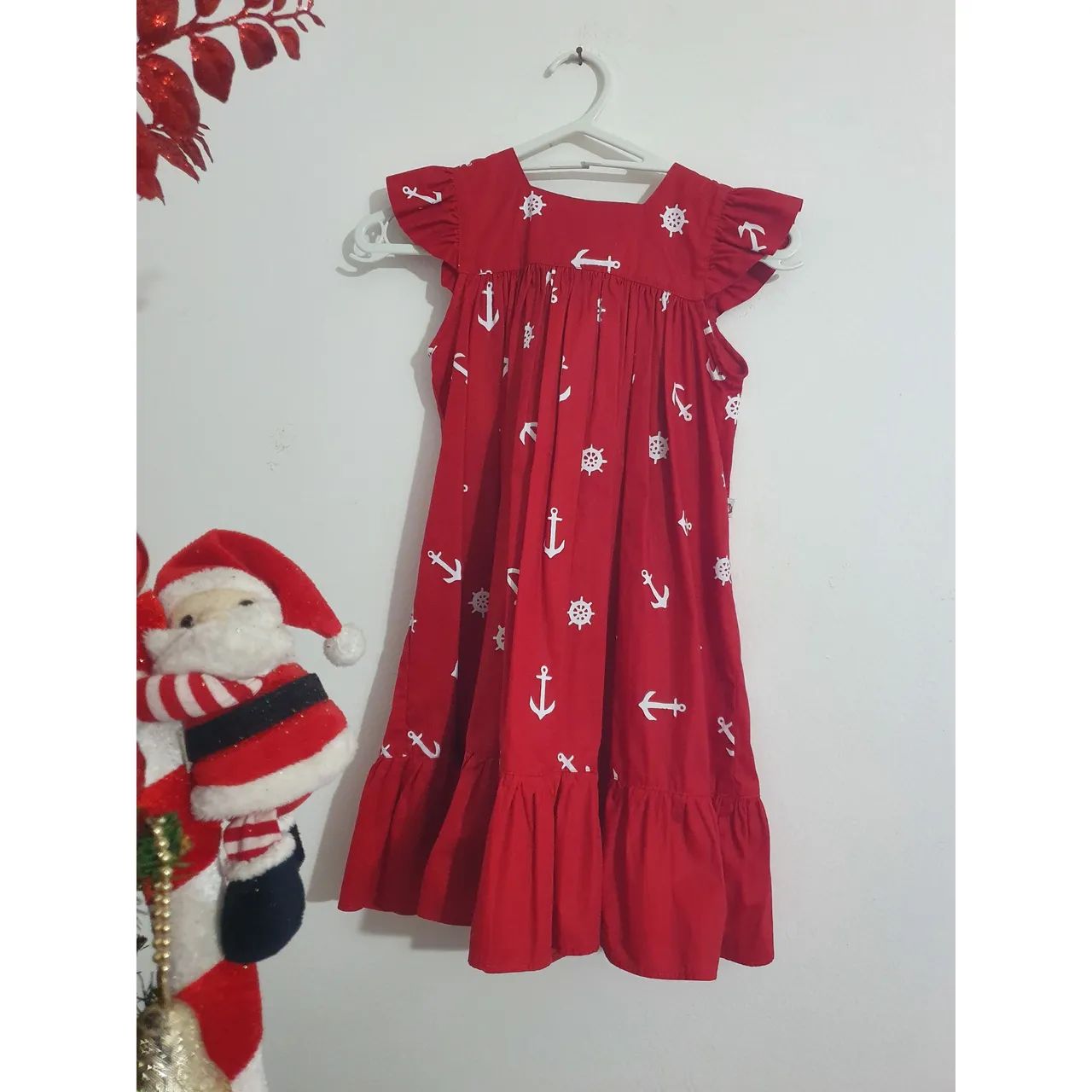 Vestido infantil em tecido 