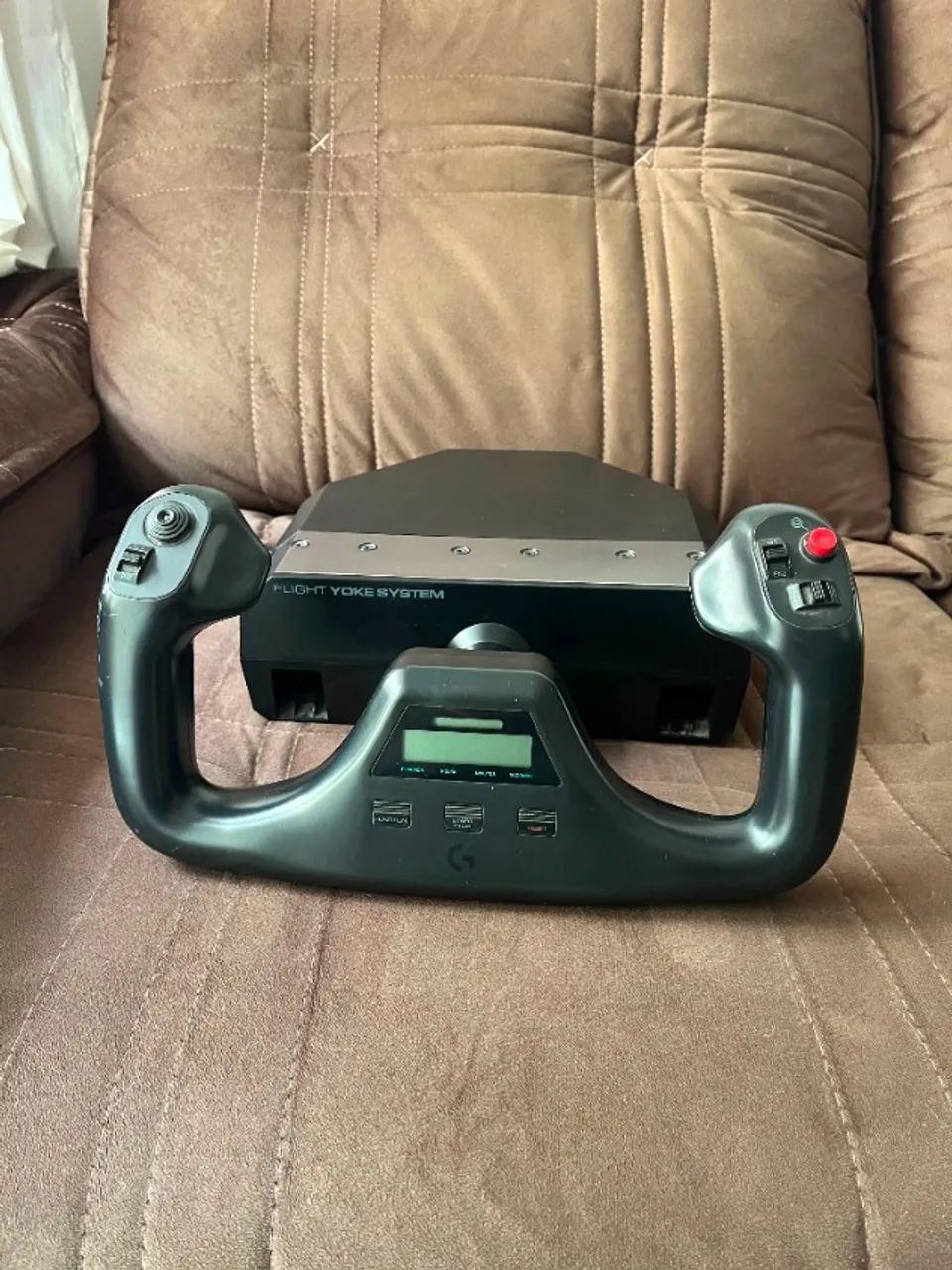 Simulador de voo logitech yoke - Foto 4
