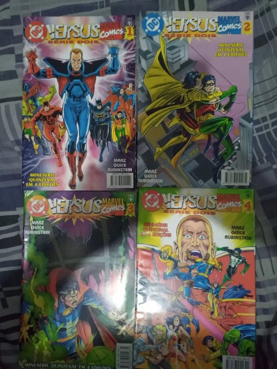 DC VS MARVEL coleção completa com as 3 mini séries + AMÁLGAMA mini série completa  - Foto 2