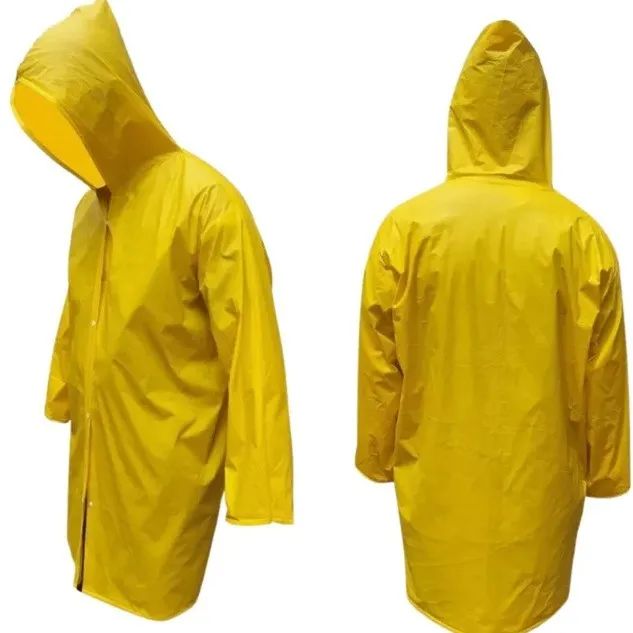 Capa Chuva PVC Forrada Amarela GG CA36254 - Foto 4