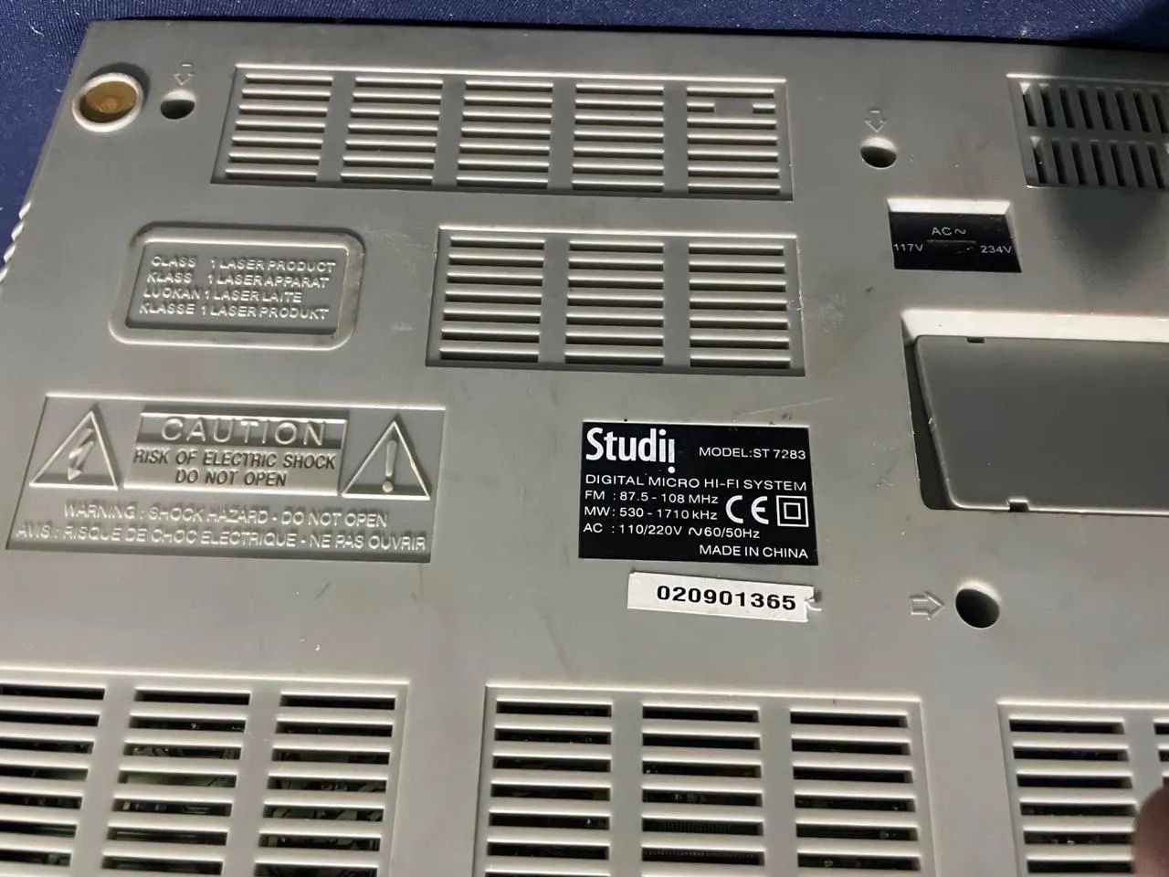 Micro System Studi 7283 + Caixas Prateado 127/220v 30 W - Foto 2