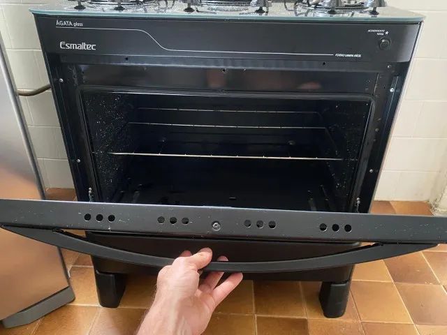 FOGAO 5 BOCAS ESMALTEC ACENDIMENTO AUTOMATICO - USADO - Foto 3