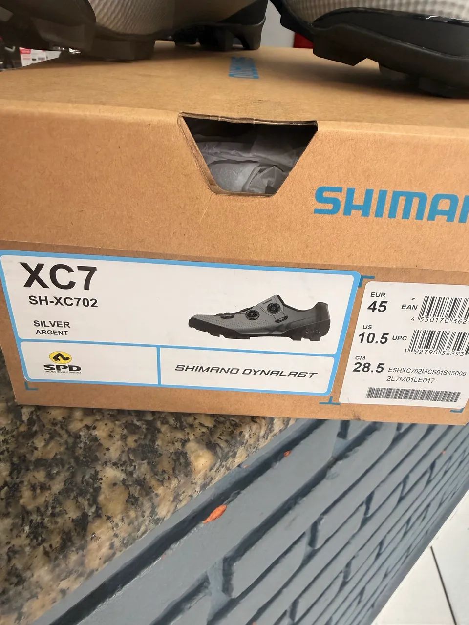 Sapatilha MTB Shimano XC7 Silver - Foto 3