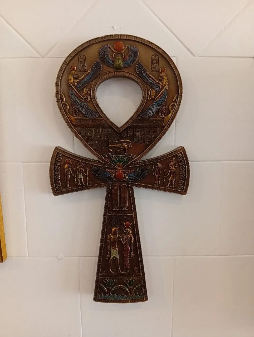 Peça egípcia ankh conhecida como chave da vida