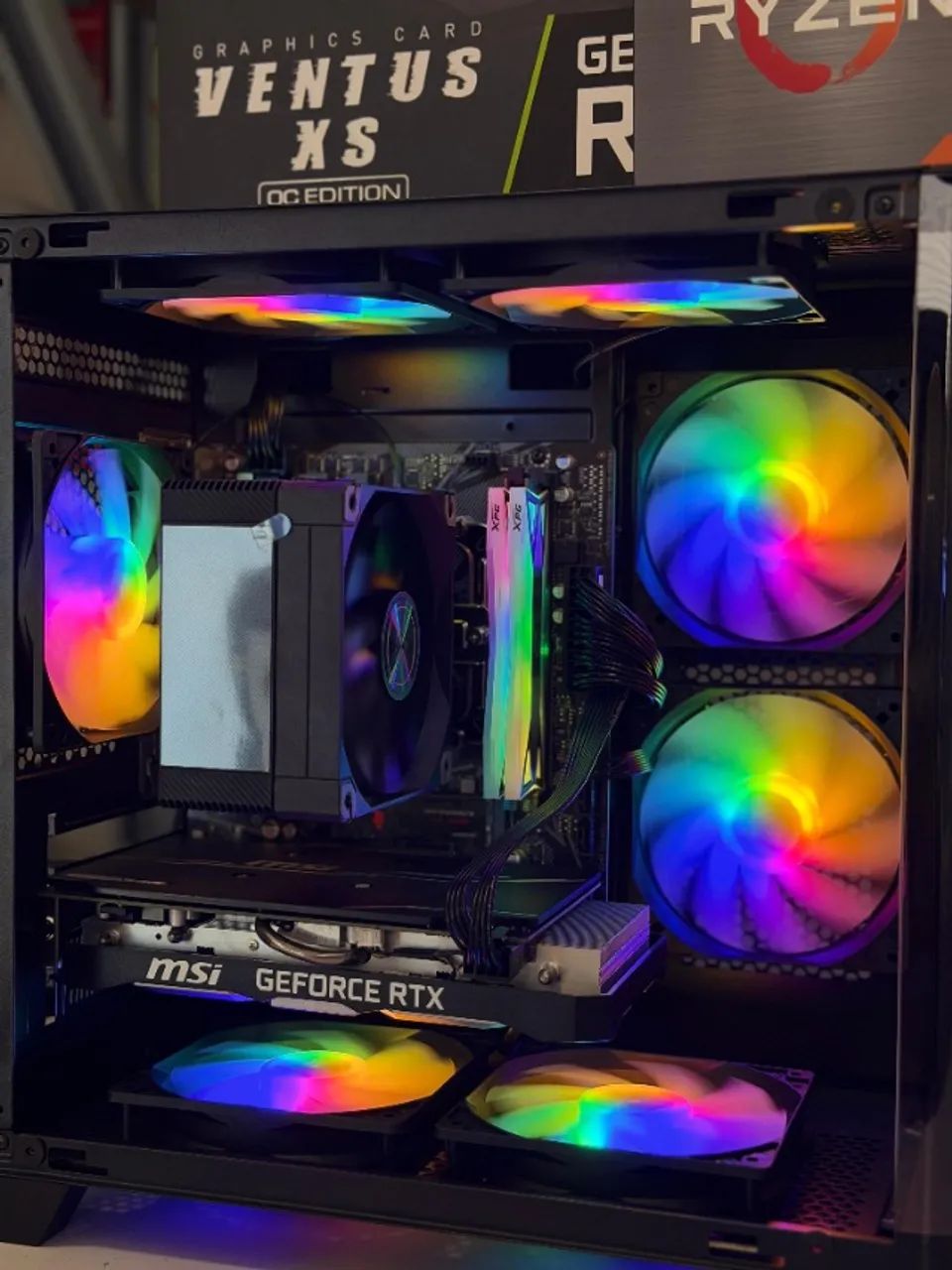 PC Gamer Ryzen 5 + 2060 + 16 GB - Muito top - Foto 4