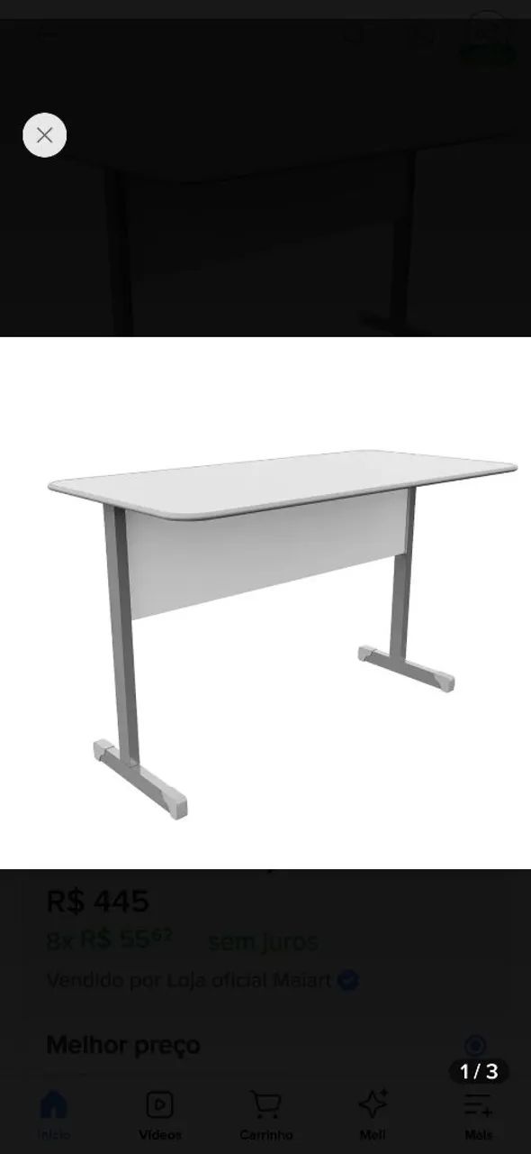 Mesa para atividade com 2 cadeirass  - Foto 2