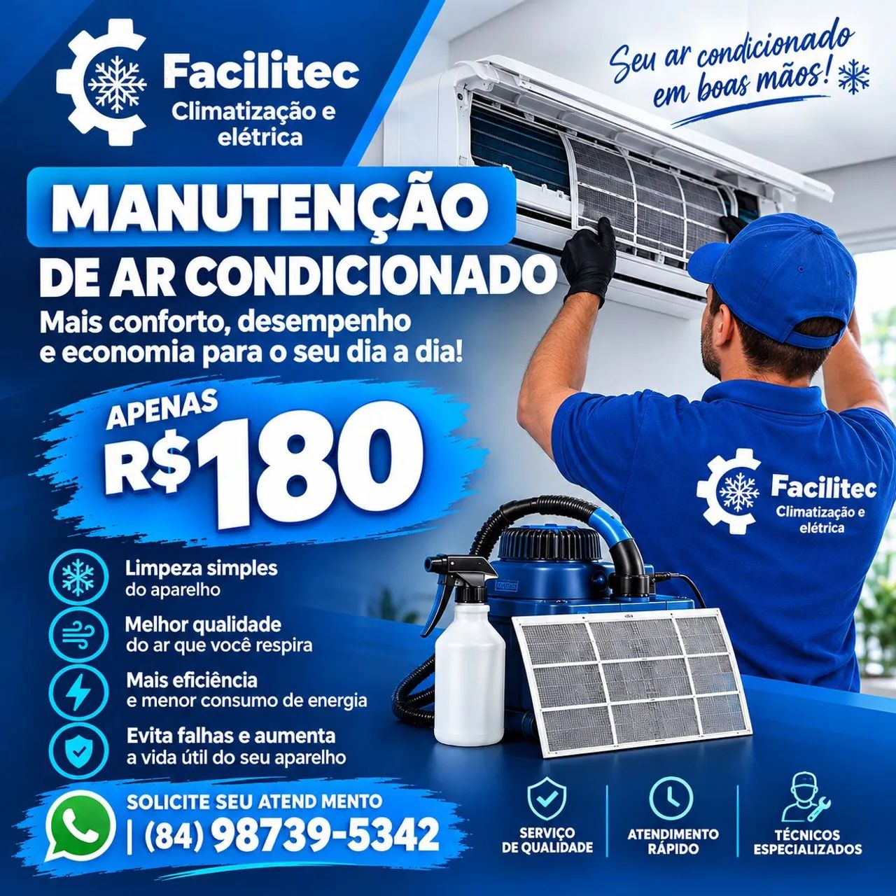 Manutenção ar condicionado 