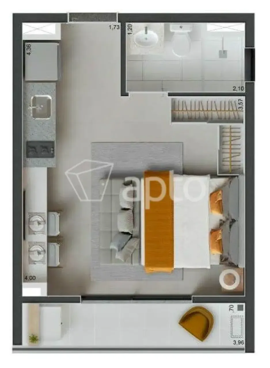 PLANTA 26m²