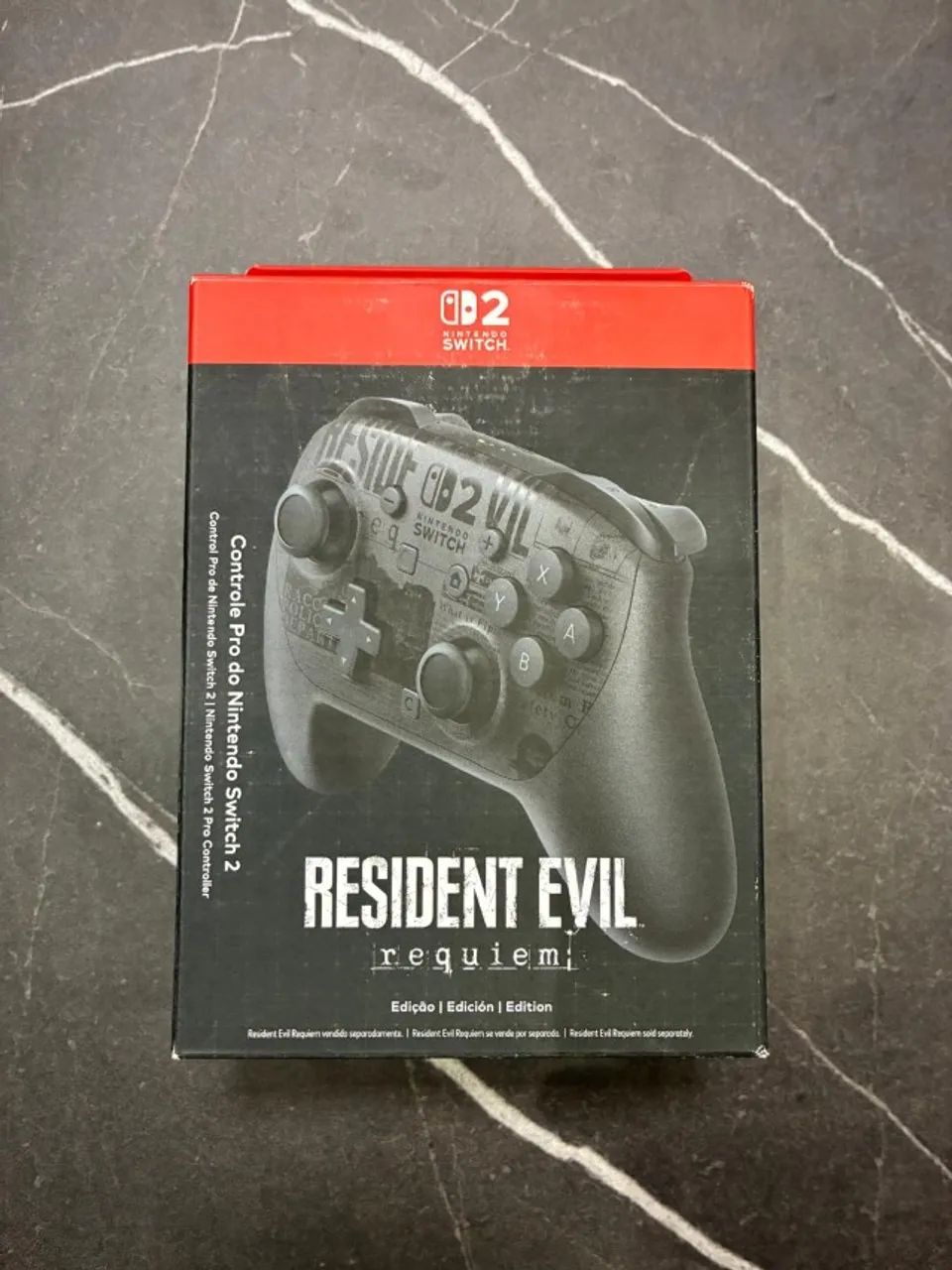 Nintendo Switch 2 Pro Controller Resident Evil Requiem Edition
