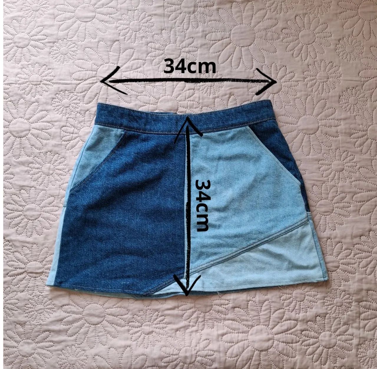 saia jeans zara P - Foto 5