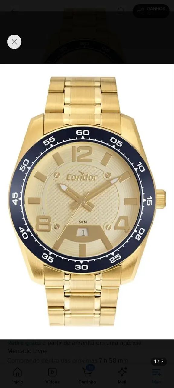 Relógio condor 