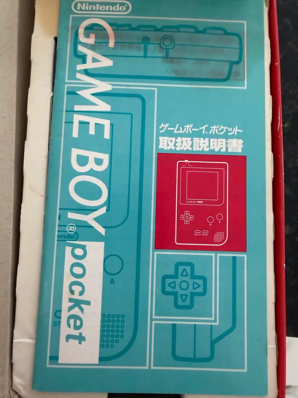 Game Boy Pocket Vermelho Original Nintendo Completo na Caixa +
