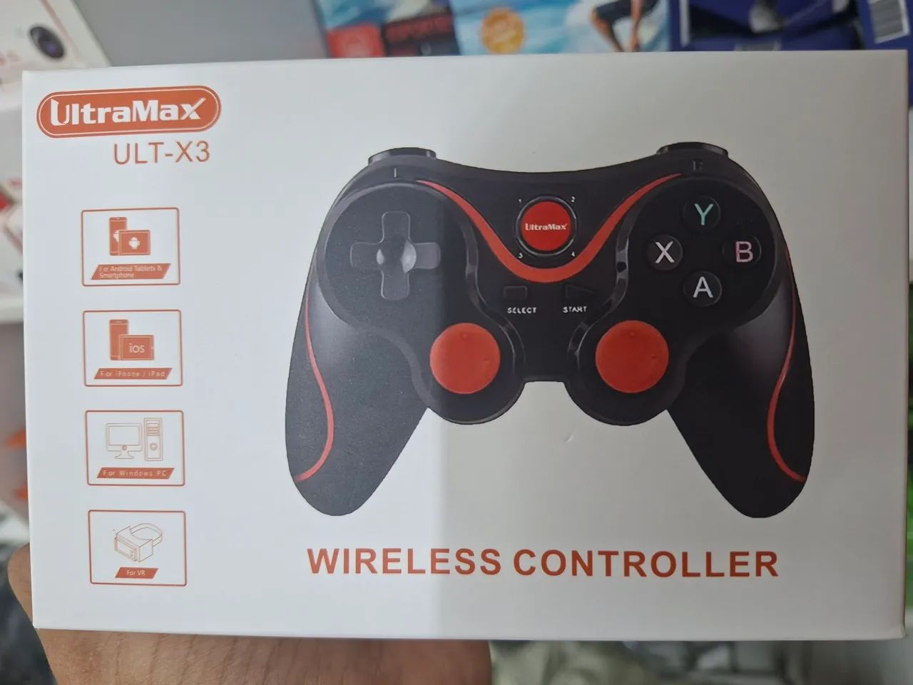 Controle Sem Fio Ultramax X3 Bluetooth compatível com Android, iOS e PC - Foto 4
