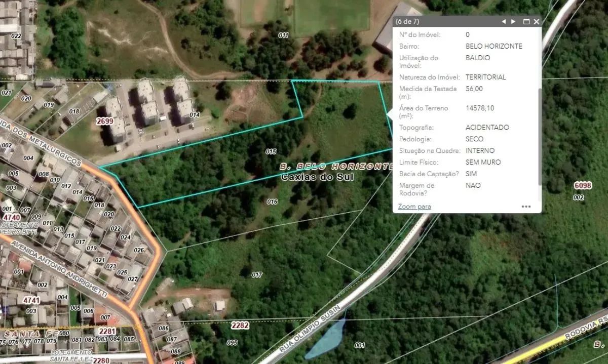 CAXIAS DO SUL - Terreno Padrão - SANTA FÉ - Foto 4