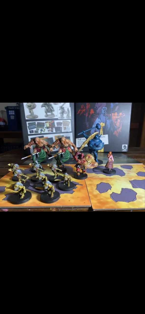 Expansões Hellboy Board Game: Wild Hunt e Mexico 100% pintadas - Foto 3