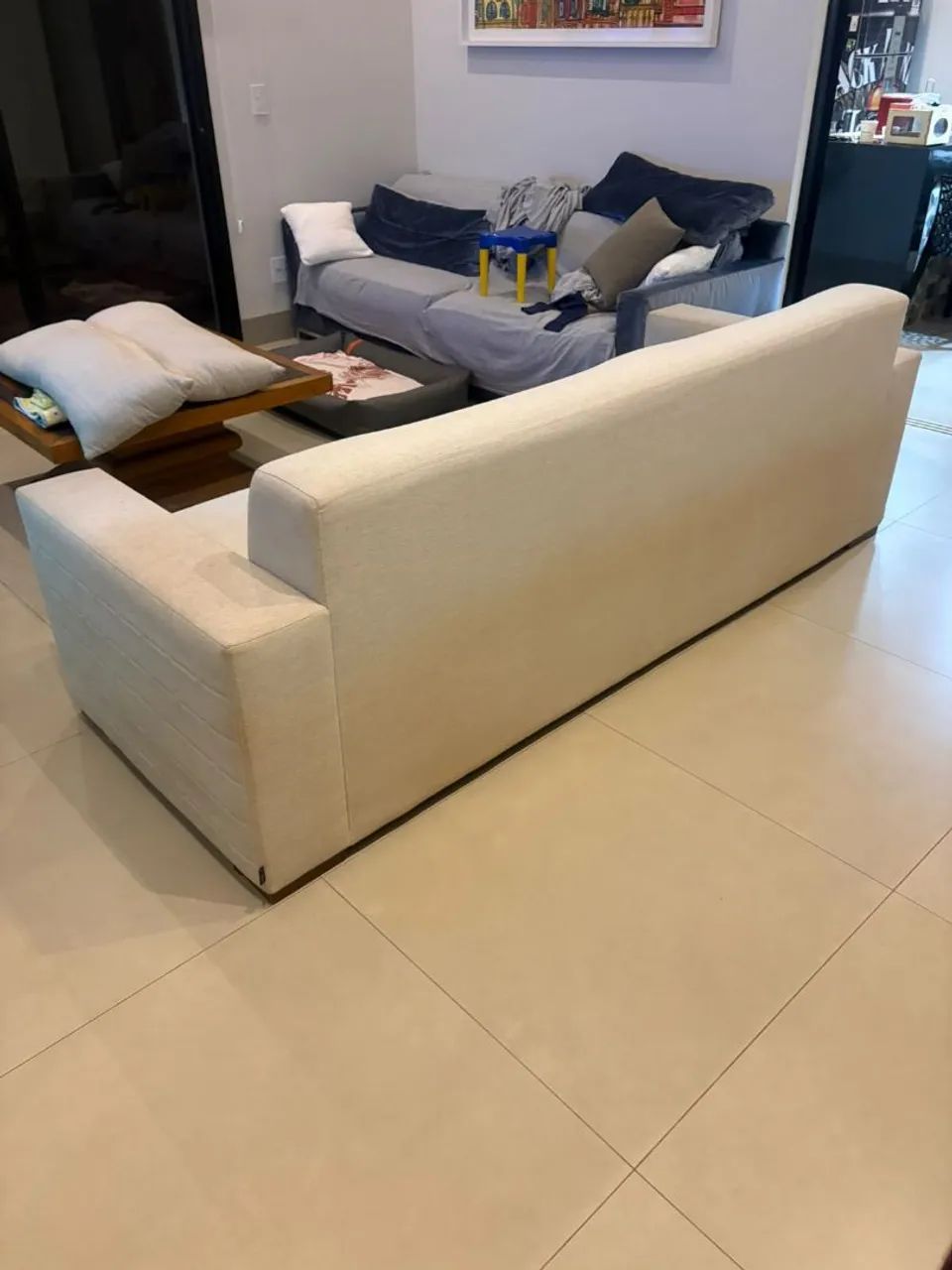 Sofa Duneli 2,40 em linho - Foto 5
