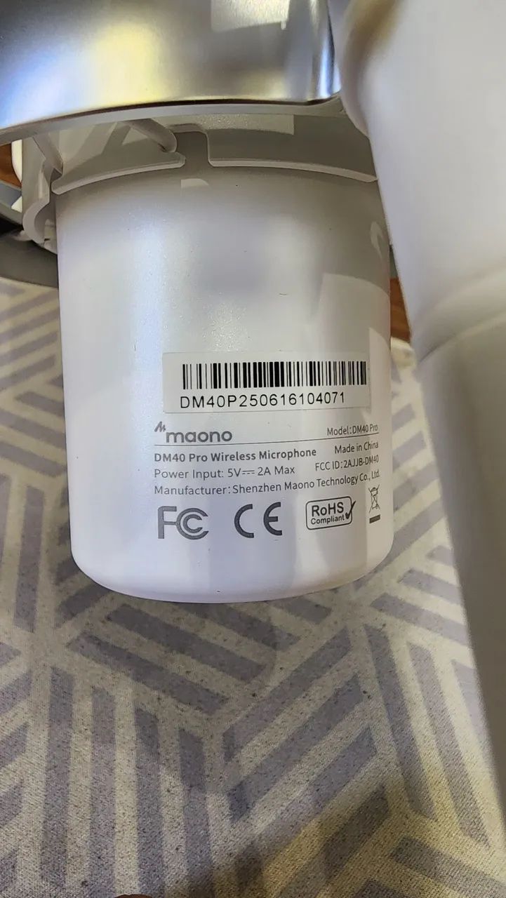 Microfone maono dm40 PRO novo branco - Foto 3