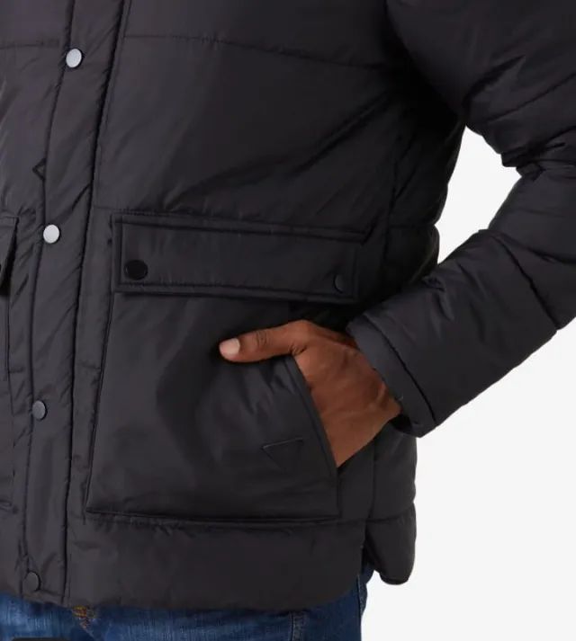 Jaqueta Puffer Masculina Preta  - Foto 3