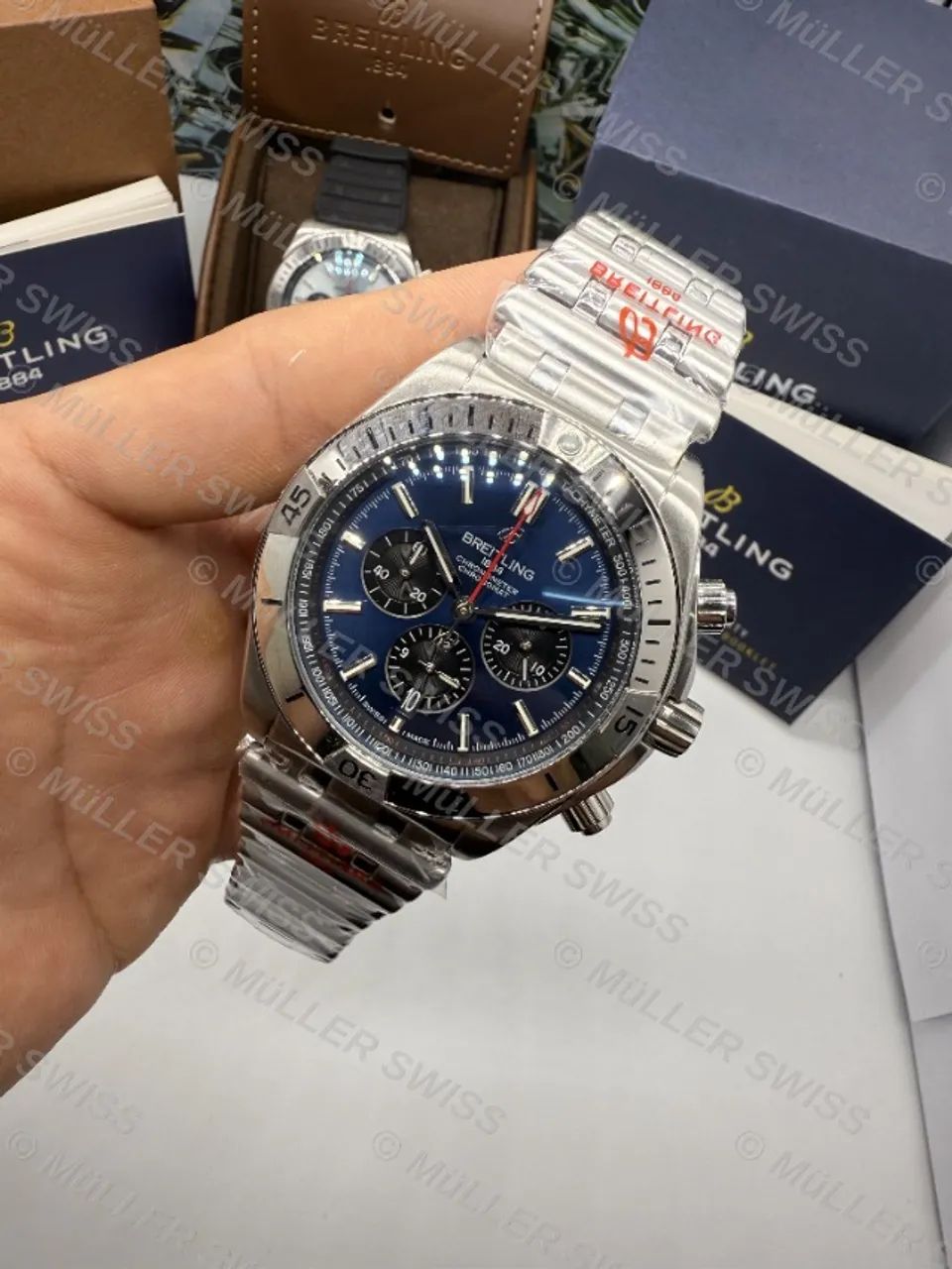 Relógio Breitling Avenger 44mm Várias Cores + Caixa Completa