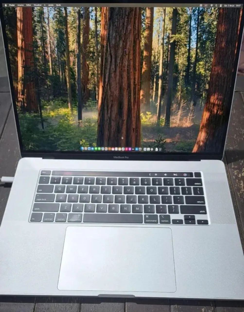 Macbook pro i9 ano 2019 placa de V de 4gb 32d ram ssd 1 tb aceito troca , iphone e note ga - Foto 4