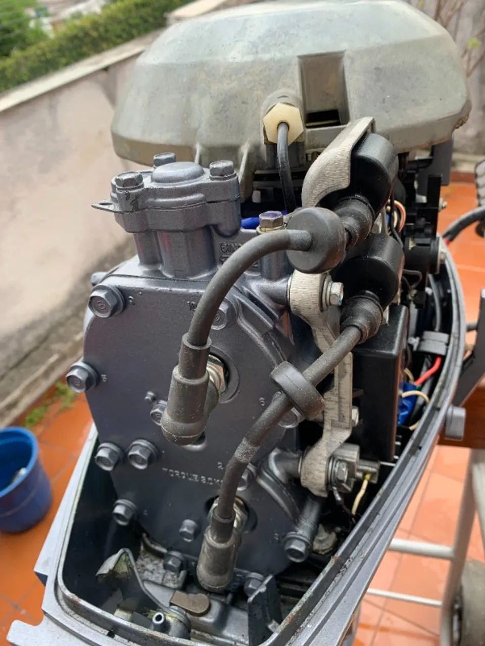 Motor de Popa Yamaha 25 hp c/ partida elétrica - Foto 8