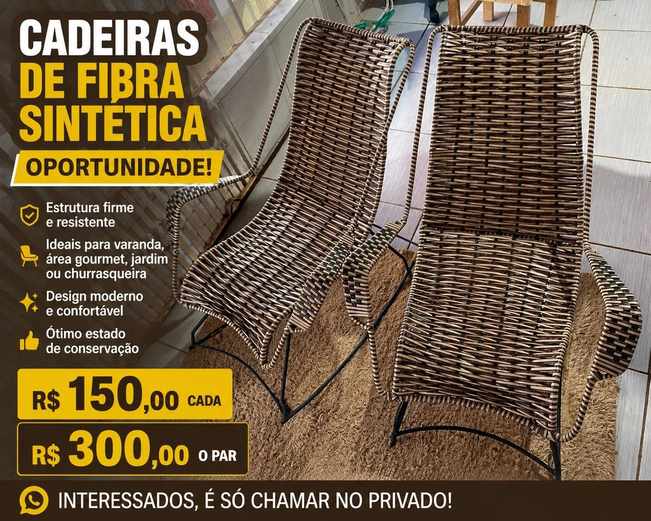 Vende-se cadeiras 