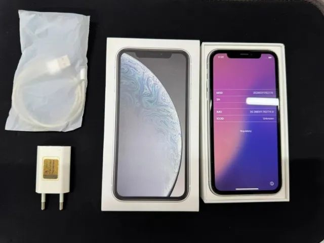 Celular Apple iPhone XR 128Gb Branco Impecável Conservação - Caixa