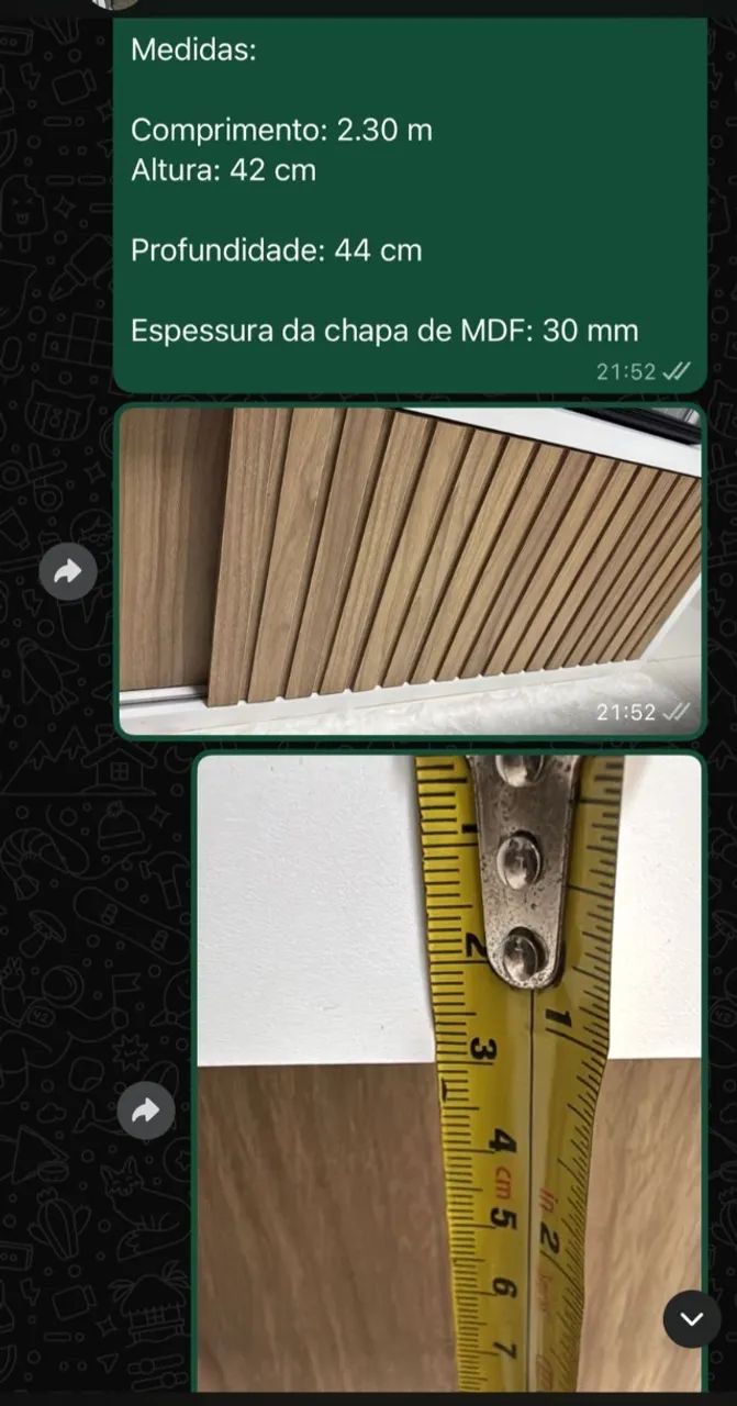 RACK PLANEJADO EM MDF SOB MEDIDAS.