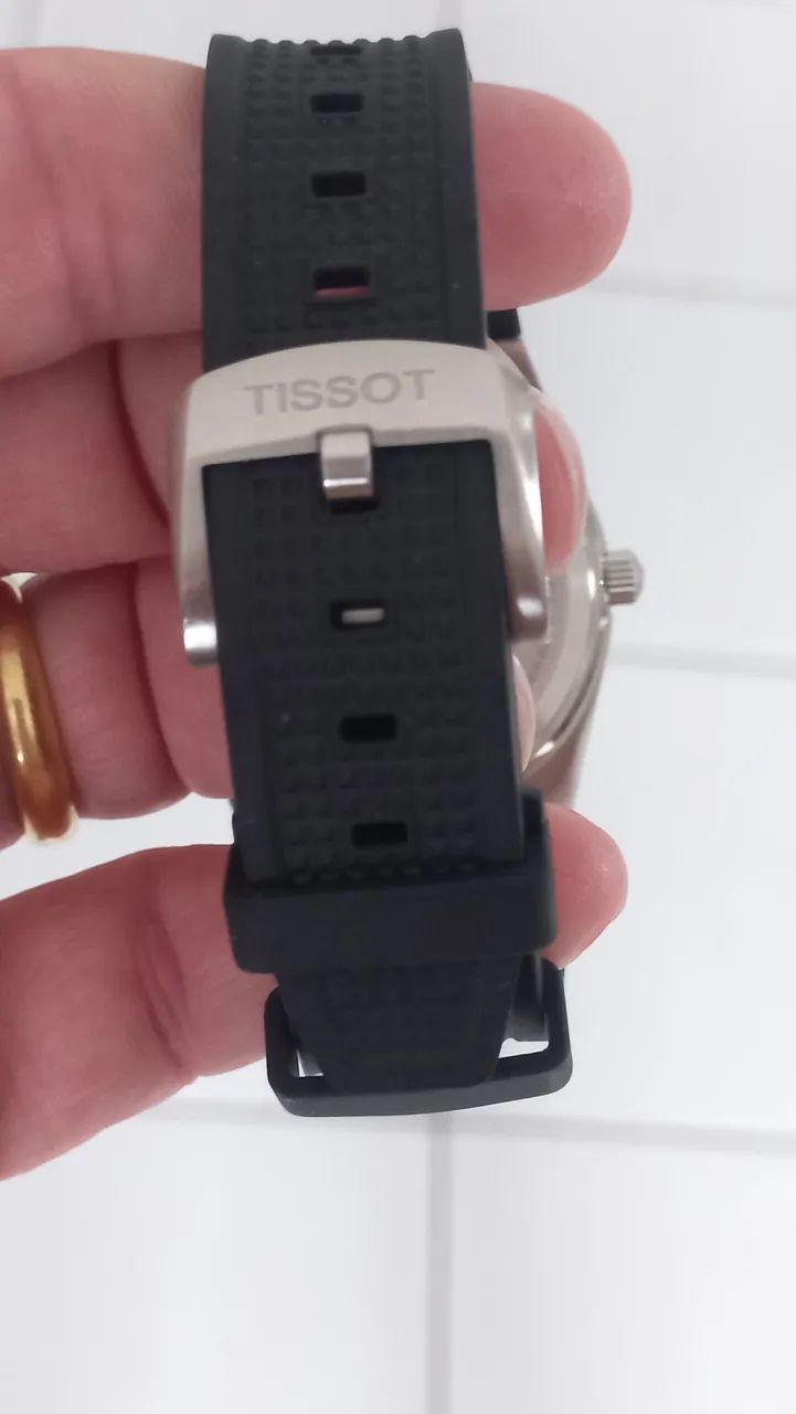 RELÓGIO TISSOT PRX( MOSTRADOR PRETO) *PULSEIRA SILICONE* - Foto 4