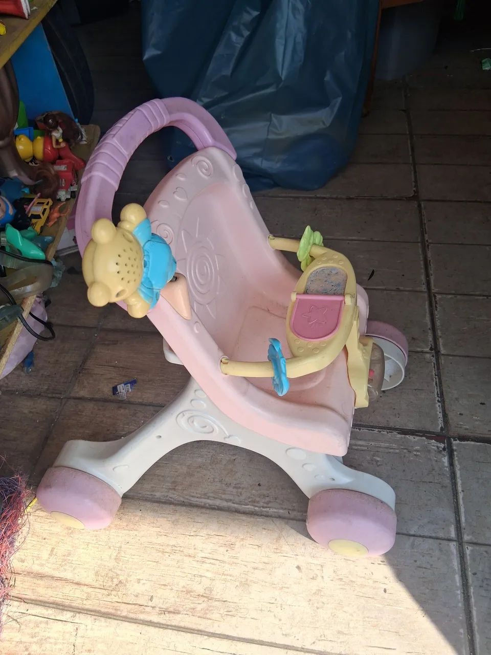 Andador infantil e carrinho para boneca - Foto 2