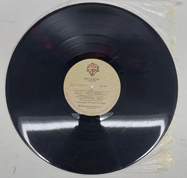 Lp Disco de Vinil - Eric Clapton - August - 1986 - Foto 3