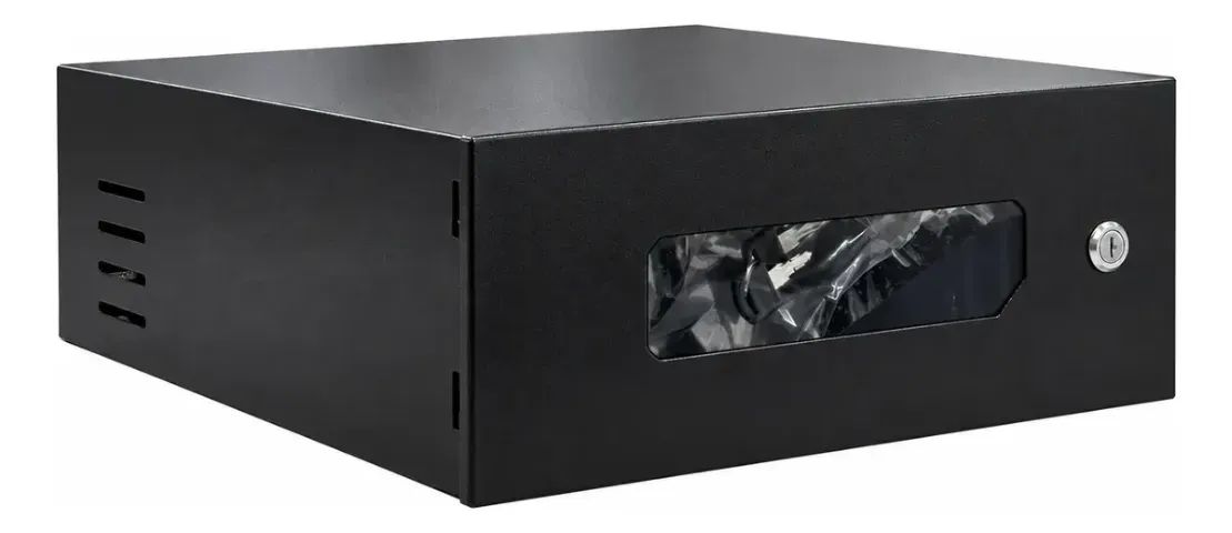 Mini Rack 15 Polegadas Para Organização de Redes e CFTV - Novo!