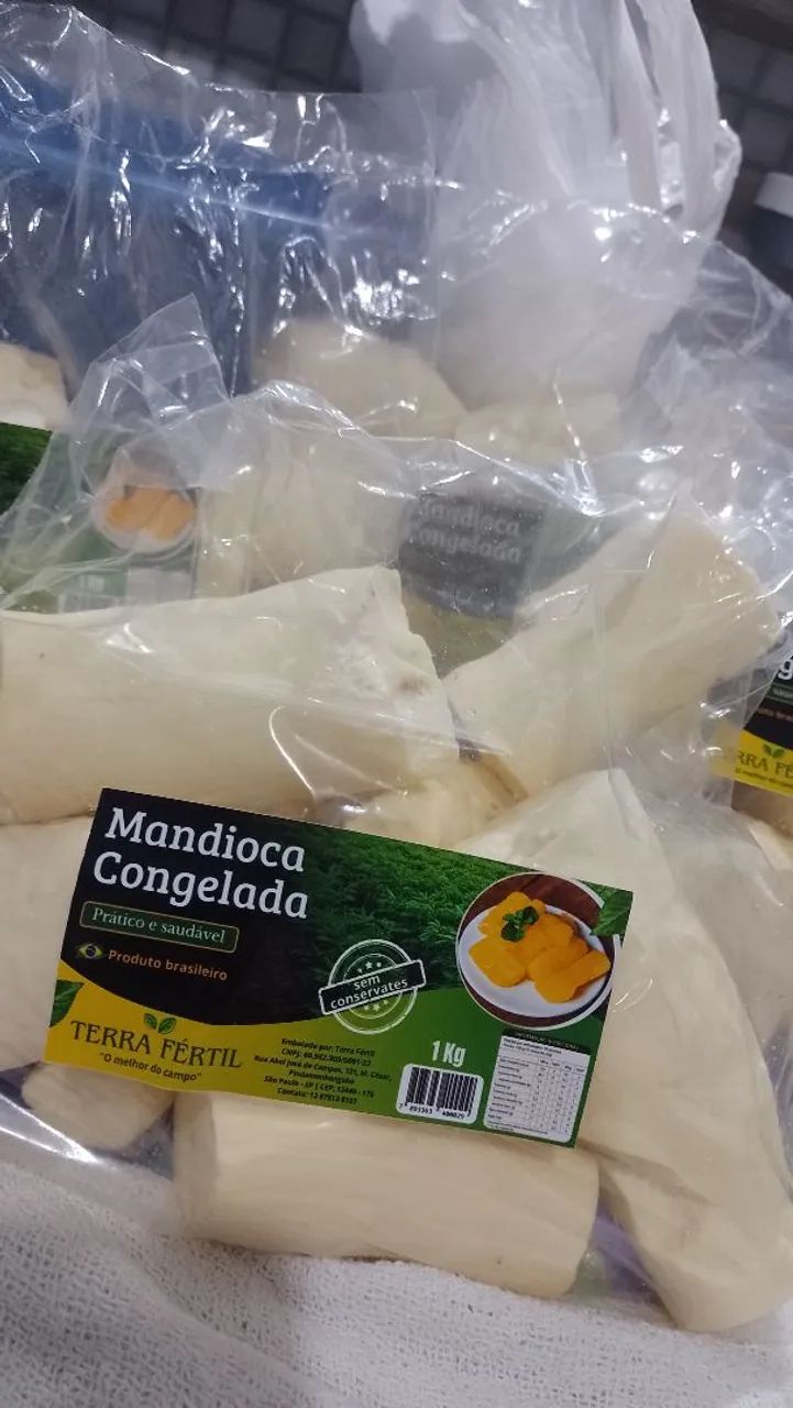 Mandioca cascada e congelada. - Foto 3