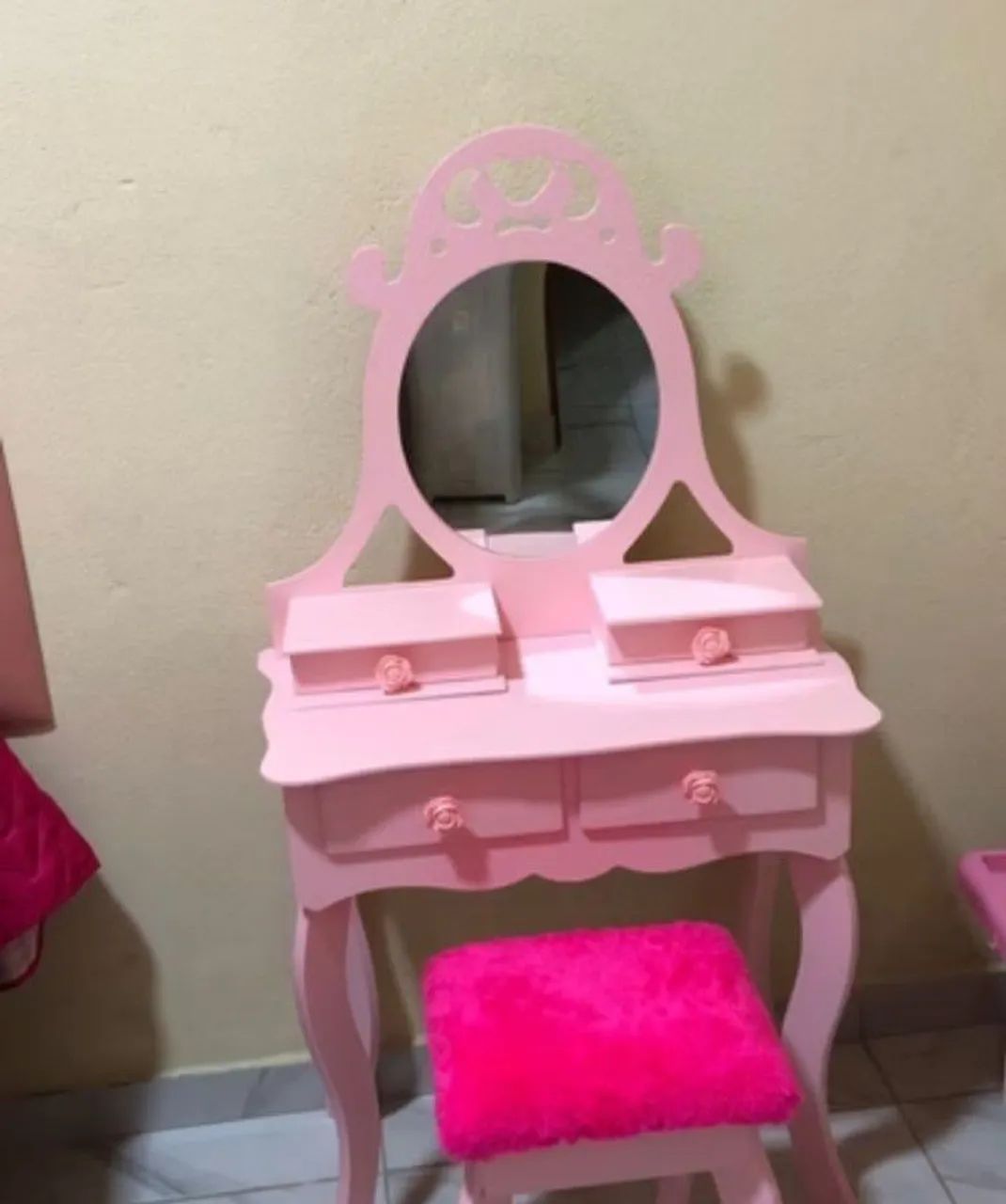 Penteadeira Princrsas rosa - Foto 3