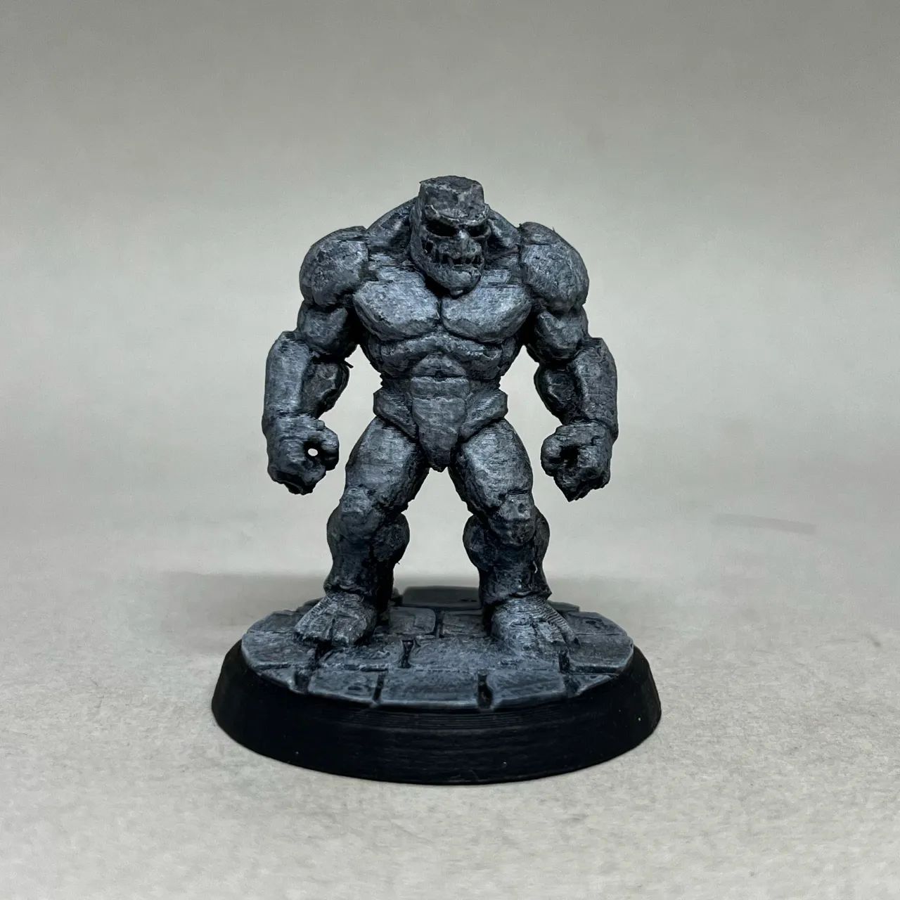 Miniatura Golem RPG de Mesa Impressão 3D
