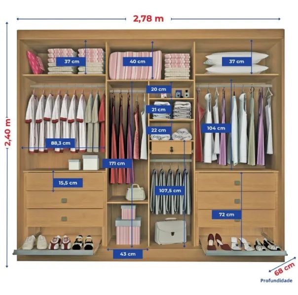 GUARDA ROUPA CASAL - Foto 2