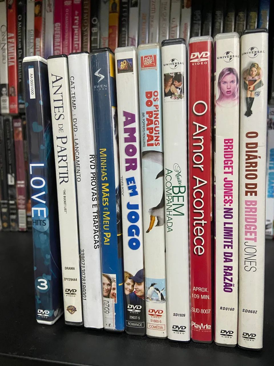 Lote dvd 10 dvd originais 