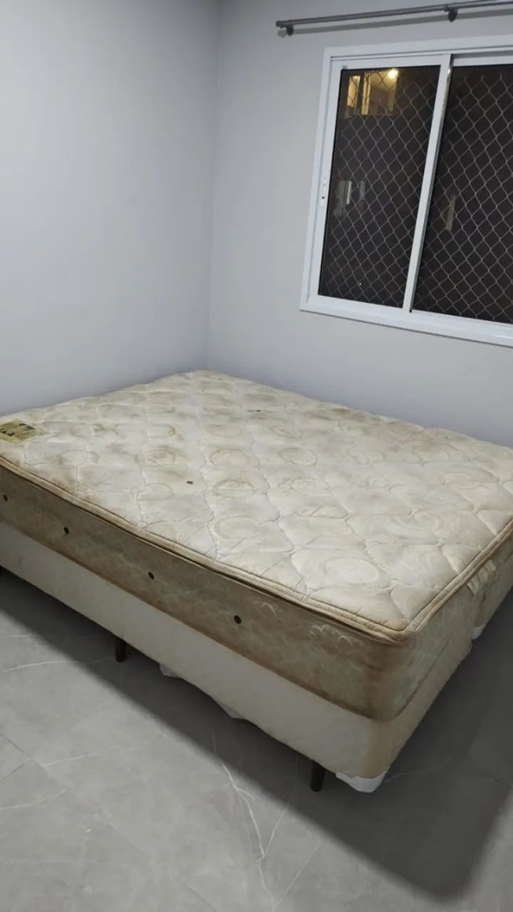 Doação de colchão com duas base de cama solteiro