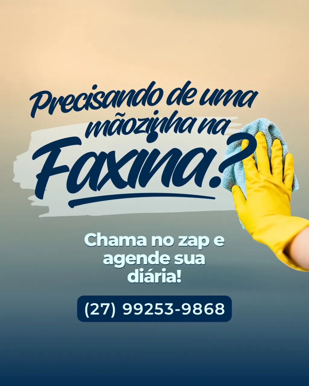 Faço faxina 