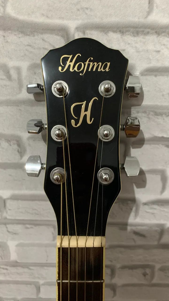Violão Elétrico Hofma HMA-260 NT Usado - Foto 4