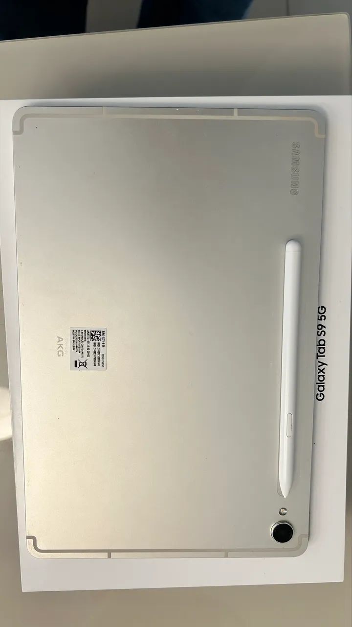 Galaxy Tab S9 5g com capa teclado - Foto 5