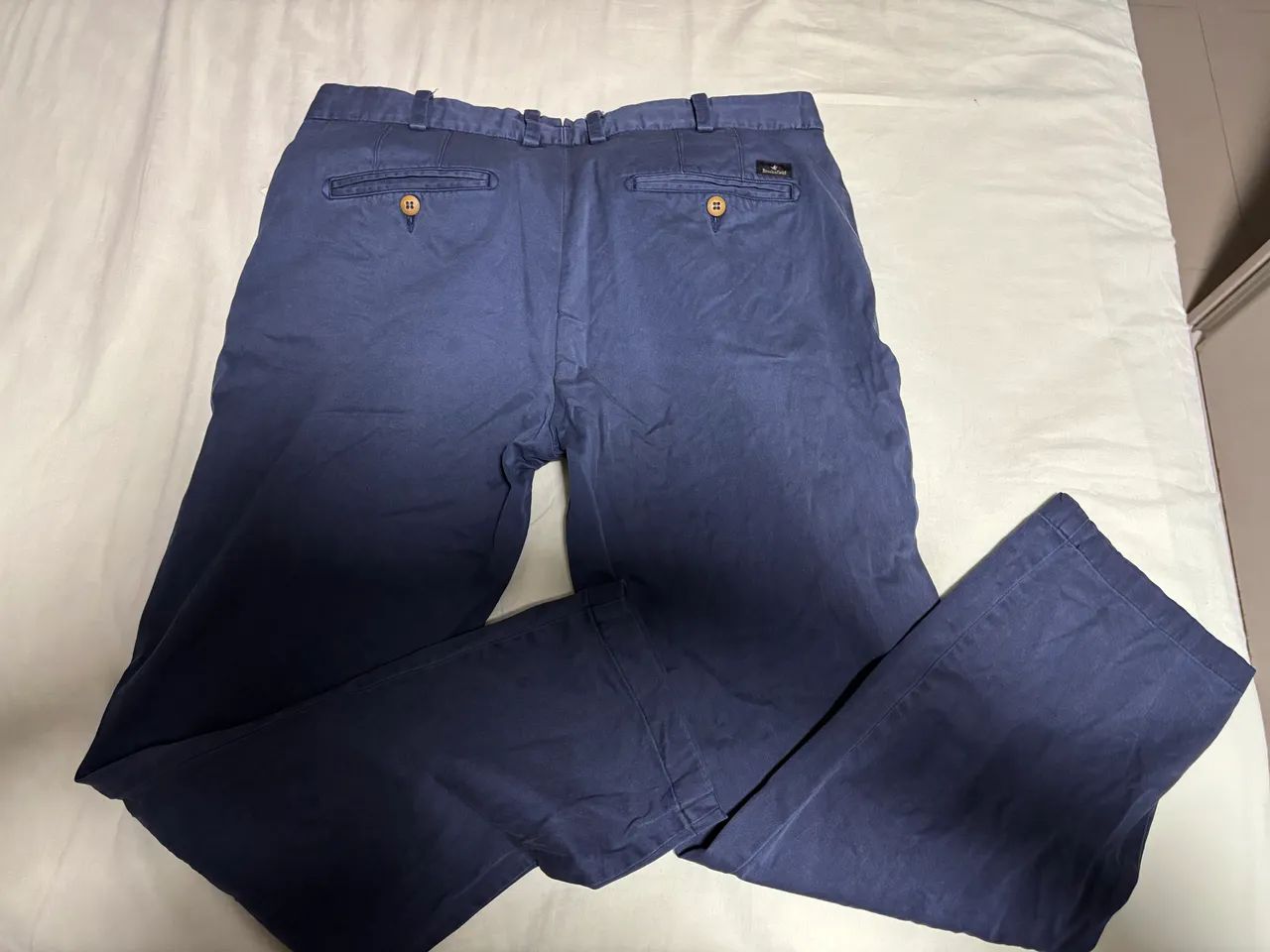 Calça social azul Brooksfield - 46 - Foto 2