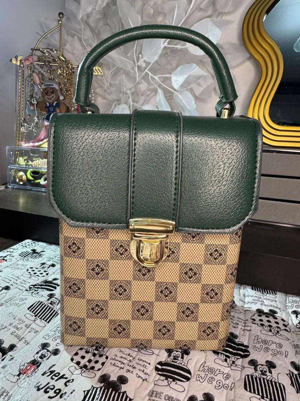 Bolsa verde importada - Foto 3