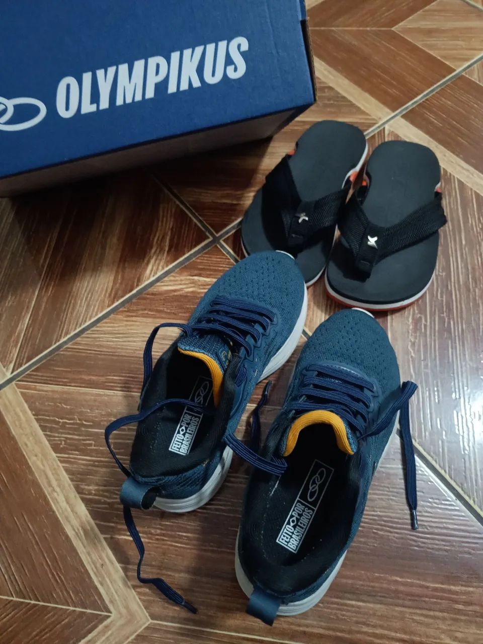 Tênis Olympikus e chinelo Kenner n 28/29 Excelentes - Foto 2