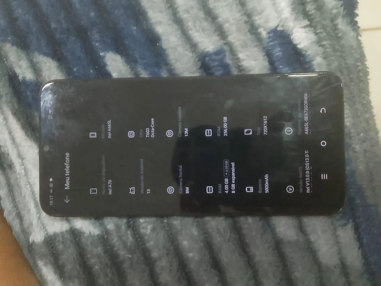 Troco ou vendo cll Itel a70, 256gb - Foto 3