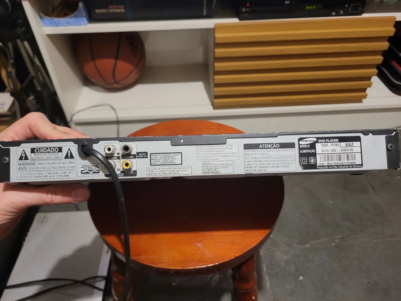 DVD Player Samsung (Modelo P185) - Bivolt - Funcionando - Foto 5