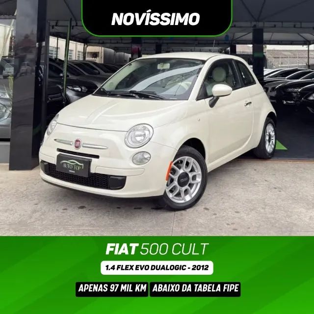 Fiat 500 Cult 1.4 Flex 8V EVO Dualogic 2012 2012