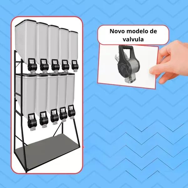 Expositor de Ração/ Dispenser 10x35l - Foto 3